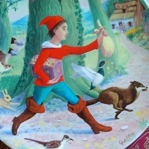 💕🎄limoge fairy tail plate💕